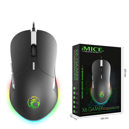 X6 Pro Wired RGB Gaming Mouse