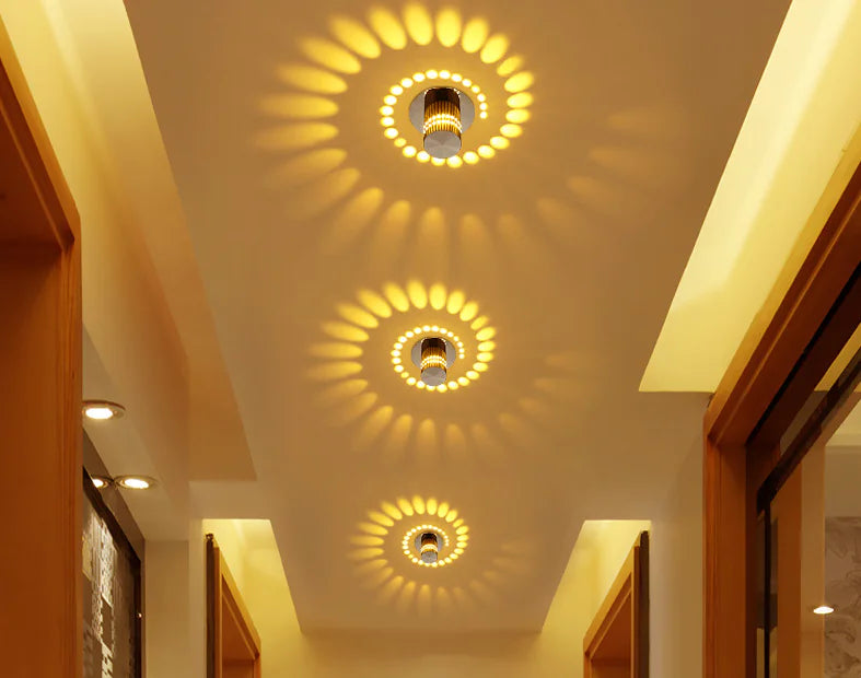 Contemporary LED Multi-Hue Hallway Light