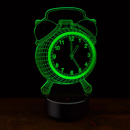 Spectrum Touch LED 3D Visual Lamp