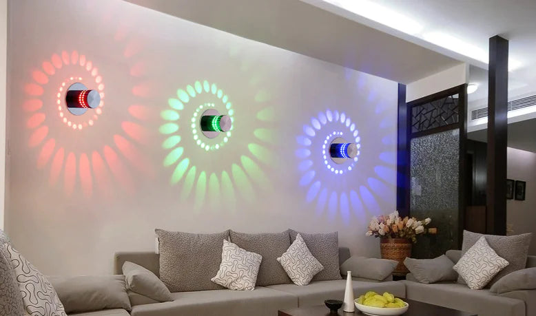 Contemporary LED Multi-Hue Hallway Light