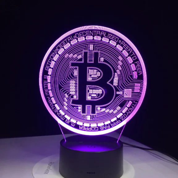 3D Colorful Touch Night Light
