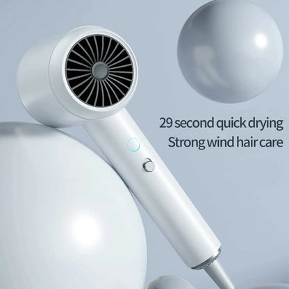 Sleek Pro Ionic Hair Dryer, 2000W Quiet Model for Curly Hair