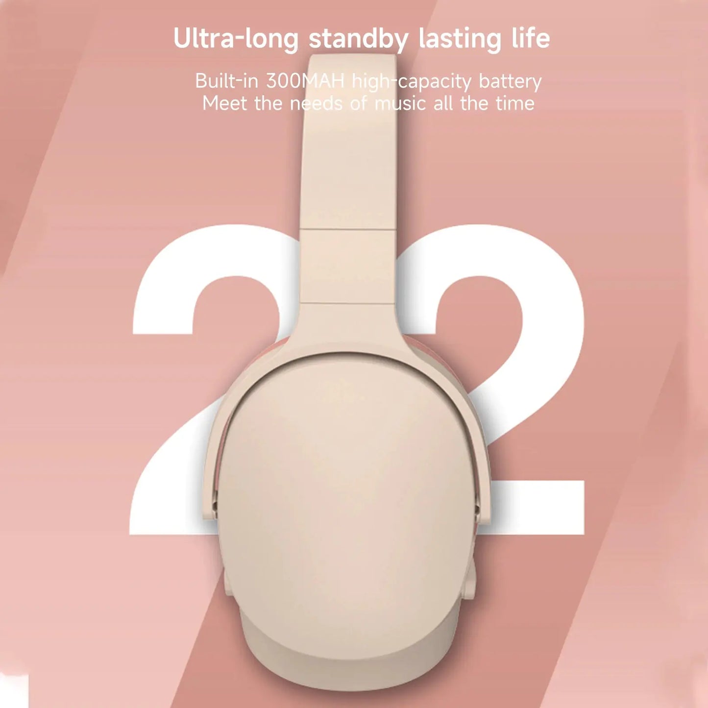 PocketFold Bluetooth 5.1 Noise-Canceling Headphones