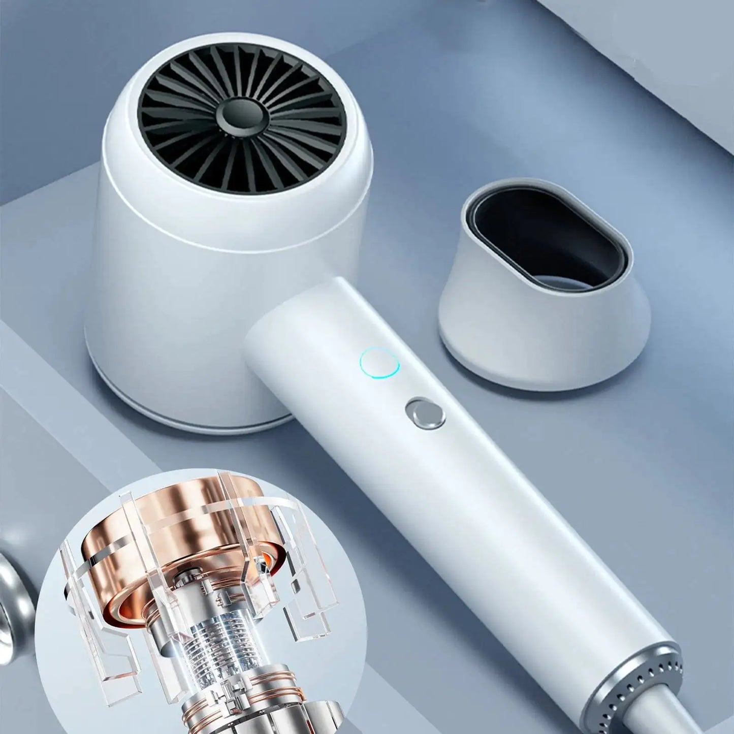 Sleek Pro Ionic Hair Dryer, 2000W Quiet Model for Curly Hair