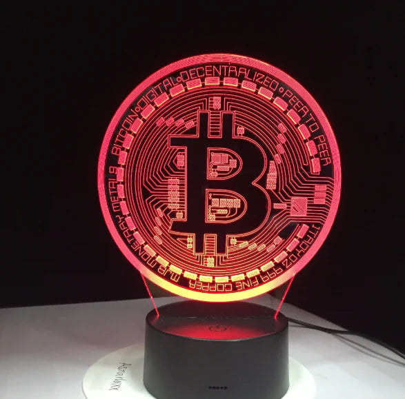 3D Colorful Touch Night Light