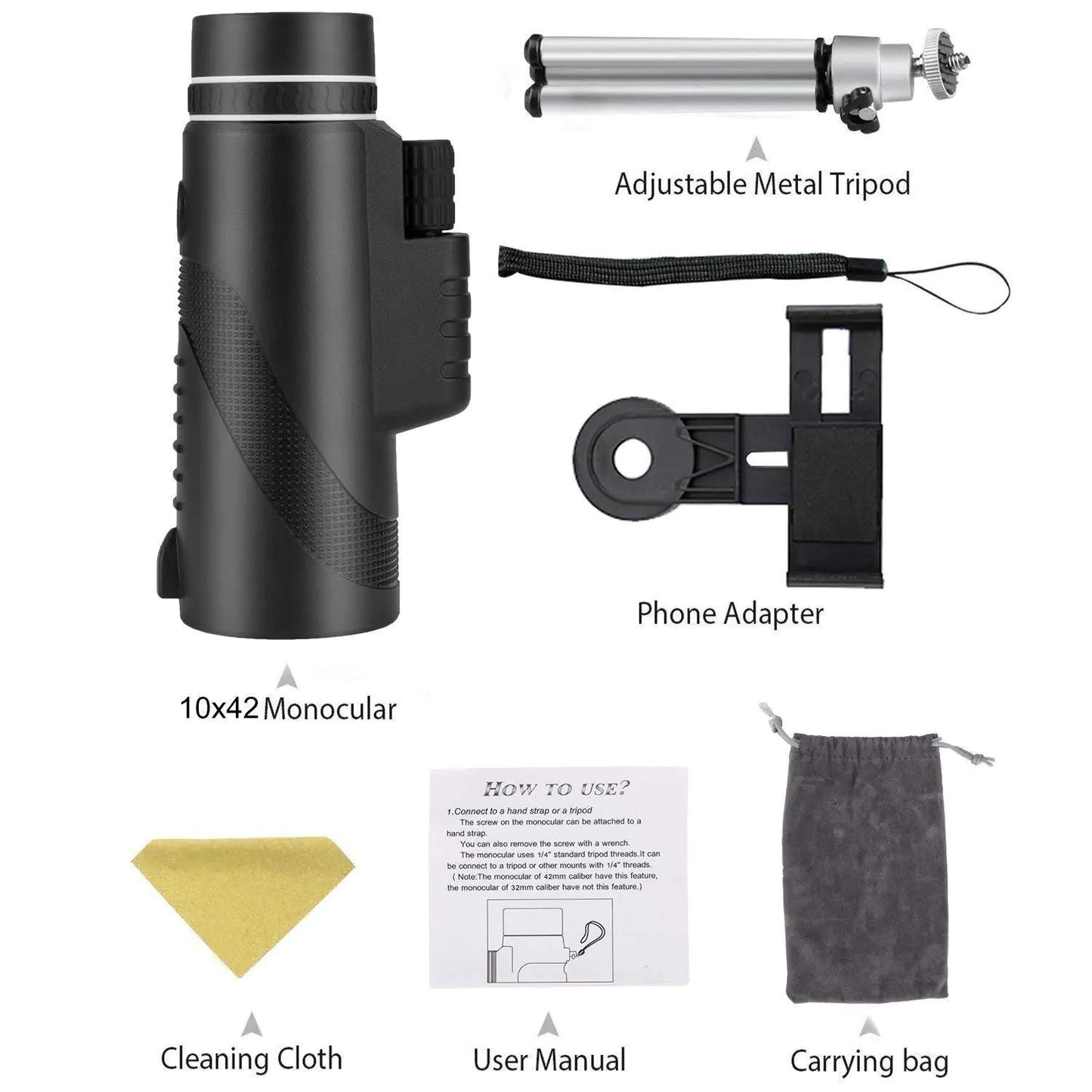HD Vision Telescope with Phone Adapter