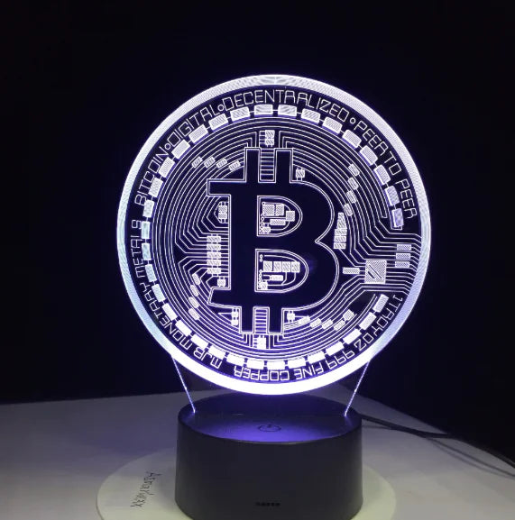 3D Colorful Touch Night Light