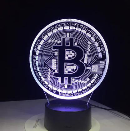 3D Colorful Touch Night Light
