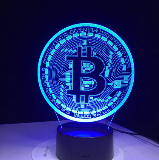 3D Colorful Touch Night Light