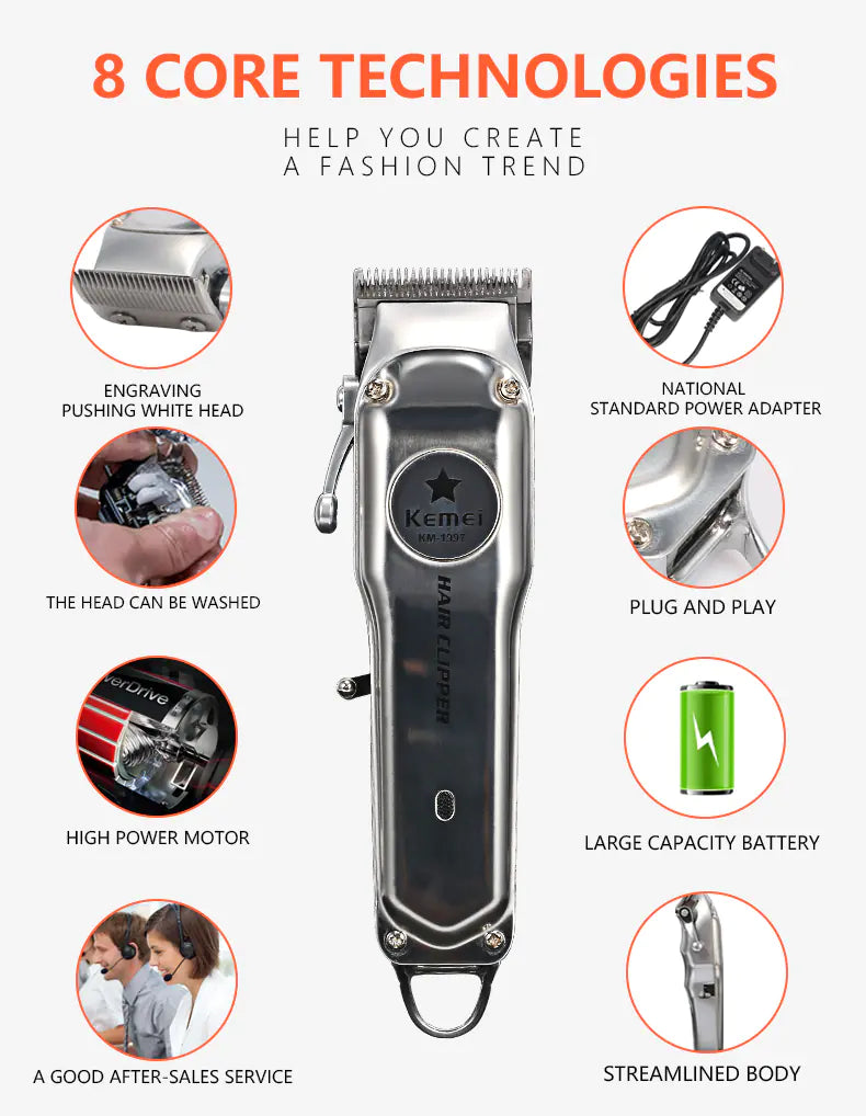 Sleek Pro Men's Hair Trimmer