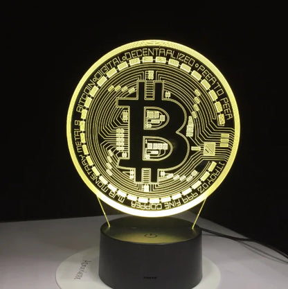 3D Colorful Touch Night Light