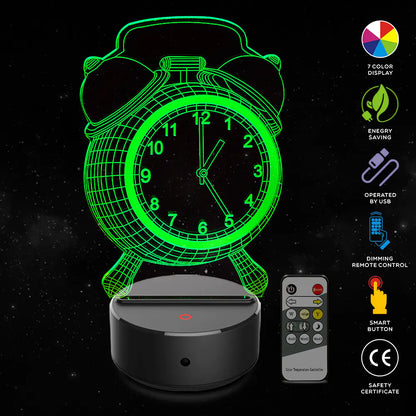 Spectrum Touch LED 3D Visual Lamp