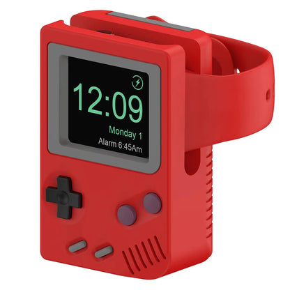 Dual Dock Silicone Charger for Apple Watch