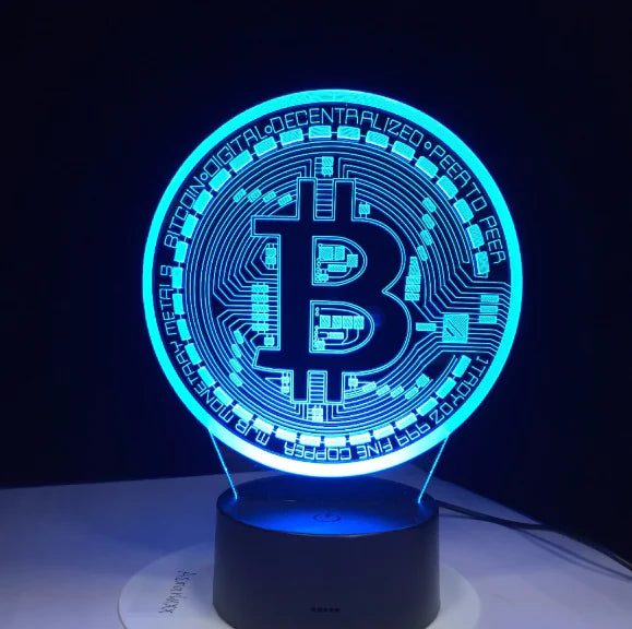 3D Colorful Touch Night Light