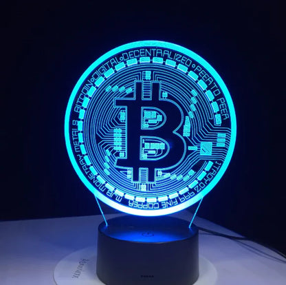3D Colorful Touch Night Light