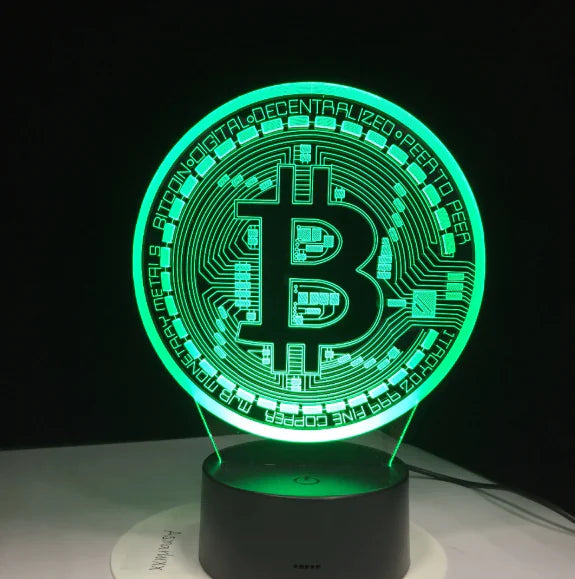 3D Colorful Touch Night Light