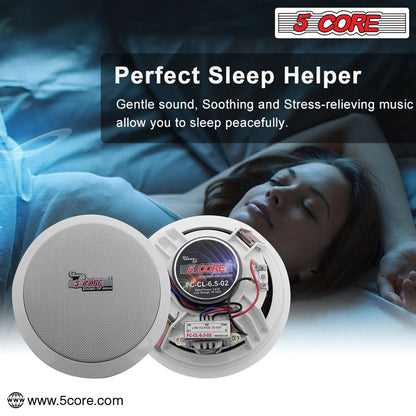 5Core 6.5" Dual Audio Ceiling Mount 60W Speaker